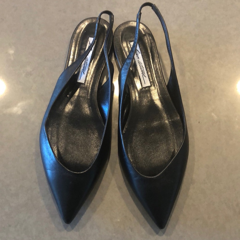 BRIAN ATWOOD Pointy Toe Slingback Flats, 9 🔥🔥🔥